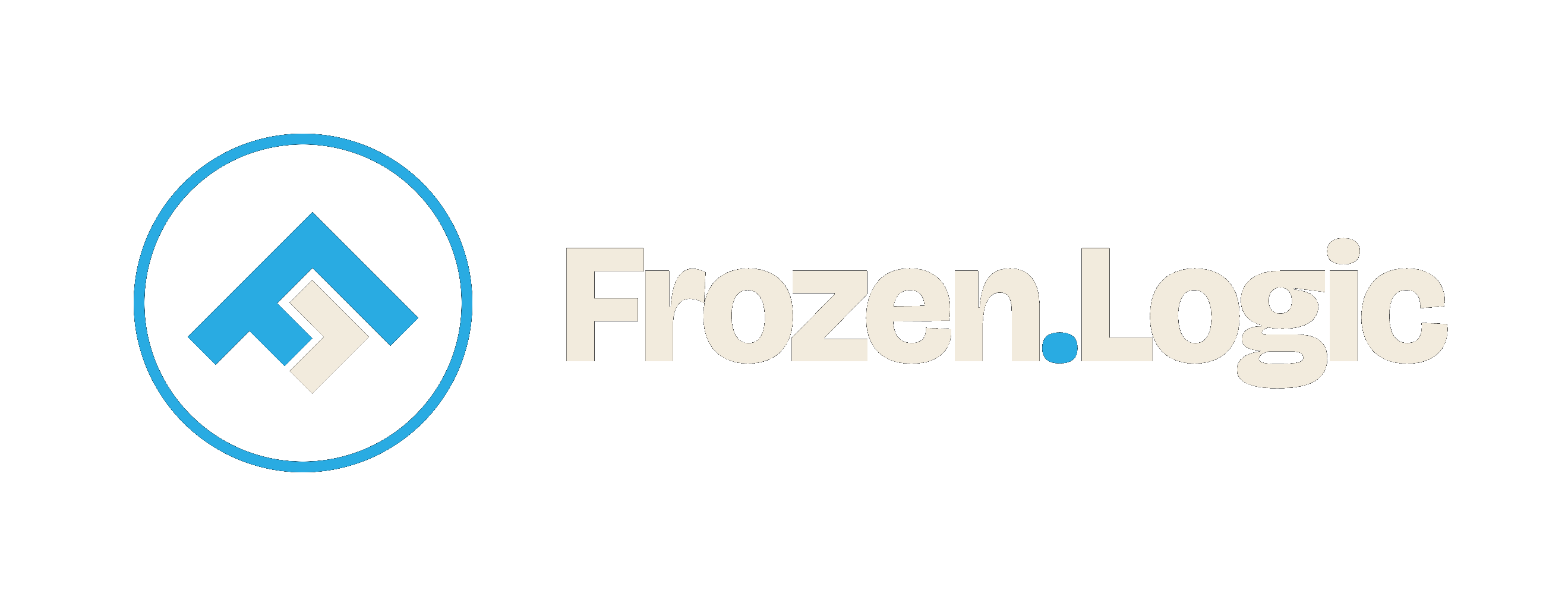 Frozen Logic logo on dark